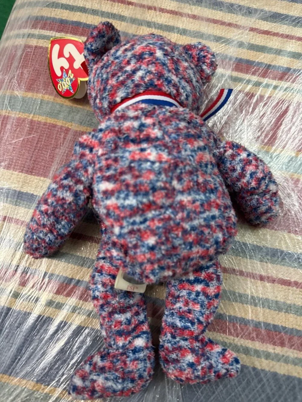 VINTAGE TY BEANIE BABIES COLLECTION USA 2000 WITH TAG ERROR